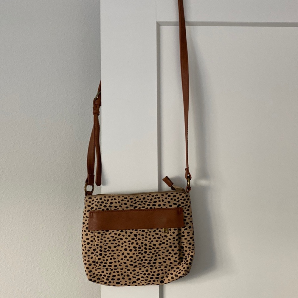 Lightly used cheetah print purse